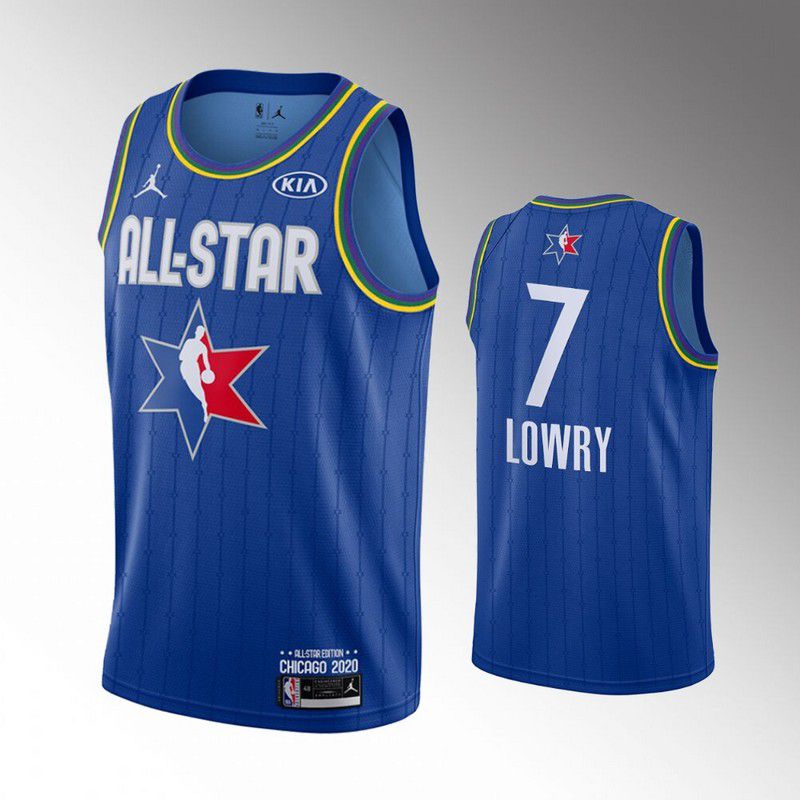 Men Toronto Raptors #7 Lowry Blue 2020 All Star NBA Jerseys->dallas mavericks->NBA Jersey